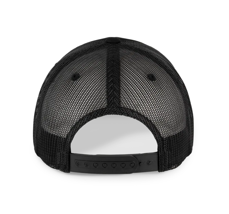 Klassieke Flexfit Truckerpet - 5 panelen in Black