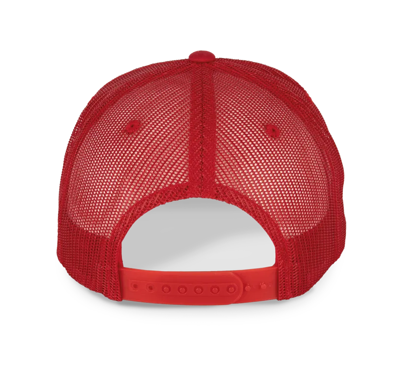 Klassieke Flexfit Truckerpet - 5 panelen in Red / White / Red