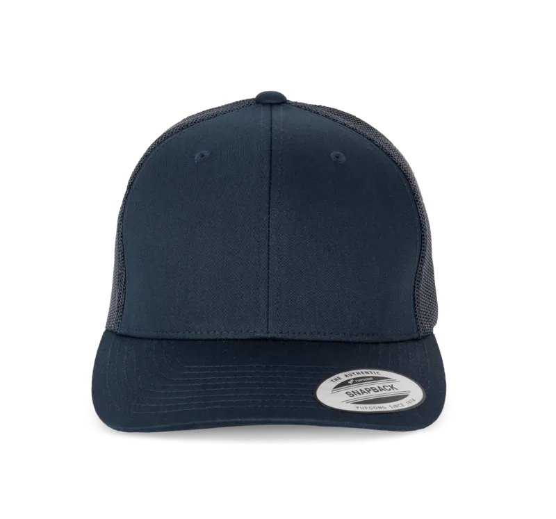 Flexfit Truckerpet retromodel - 6 panelen in Navy