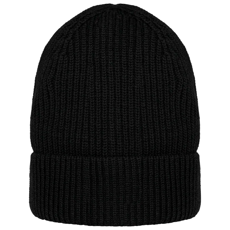 Ecologische uniseks muts van merinoswol in Black