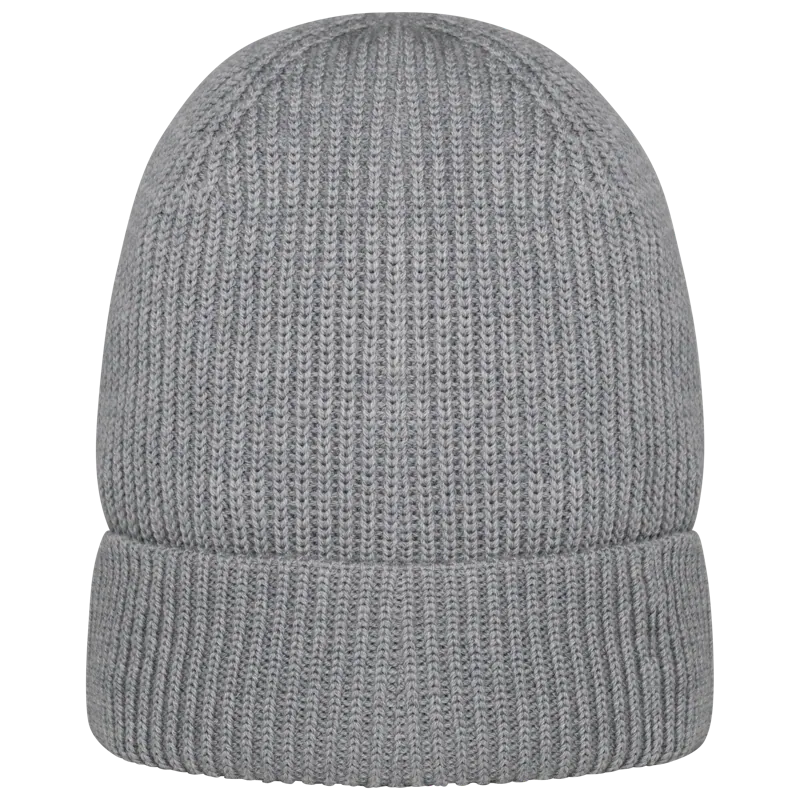 Ecologische uniseks muts van merinoswol in Moon Grey Heather