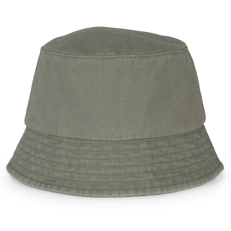Ecologische verwassen uniseks bob in Washed Organic Khaki