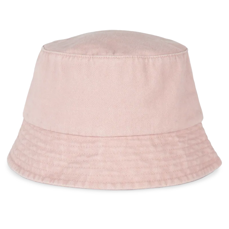 Ecologische verwassen uniseks bob in Washed Petal Rose