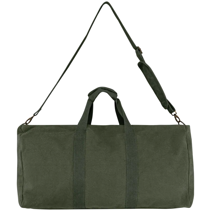 Ecologische vintage reistas in Washed Organic Khaki