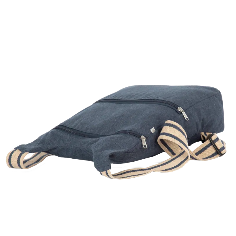 Ecologische rugzak in Horizon Blue / Desert Sand / Horizon Blue Stripe