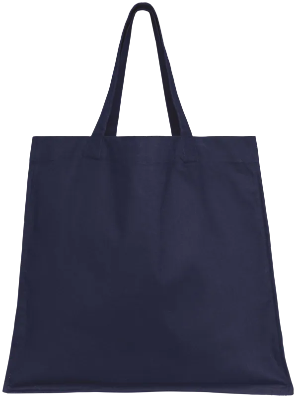 Lange ecologische shopper in Navy Blue